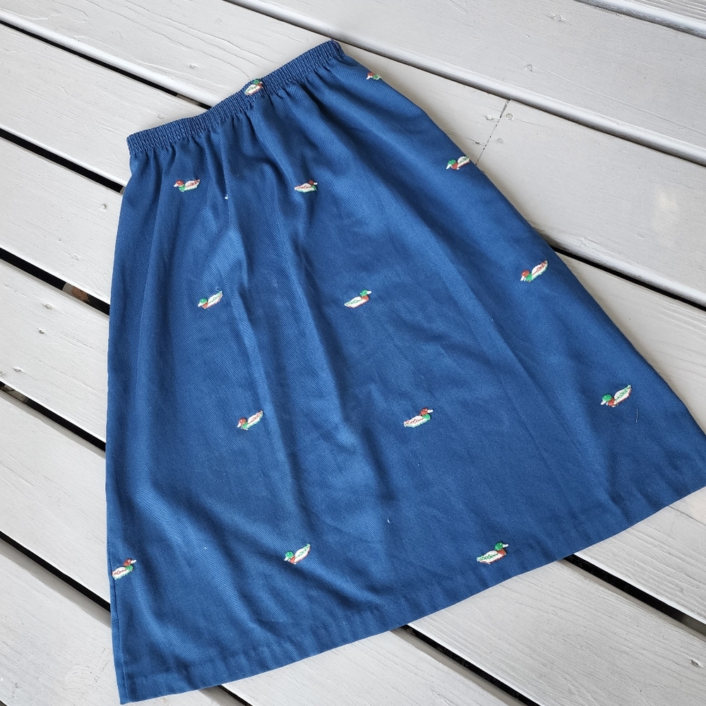 M Mallard Navy skirt